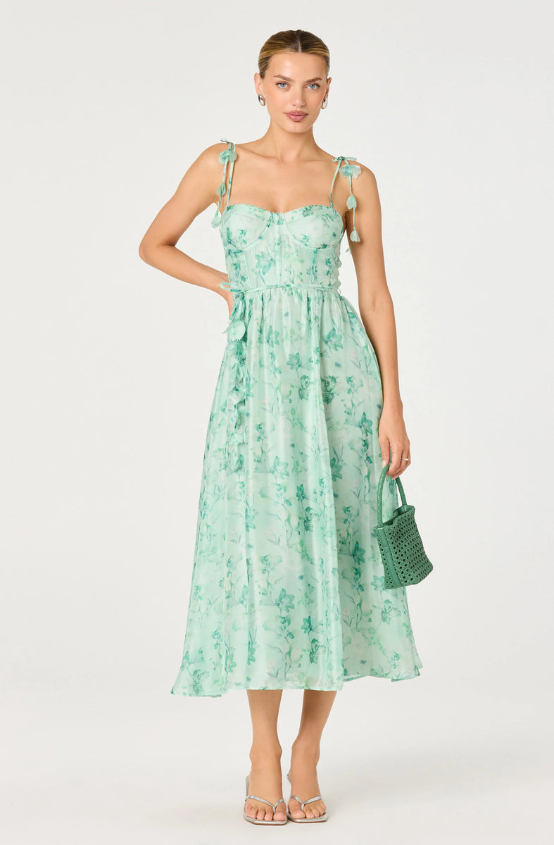 acler castleford 3d floral column midi dress Acler Castleford 3D Floral Fit & Flare Mini Dress