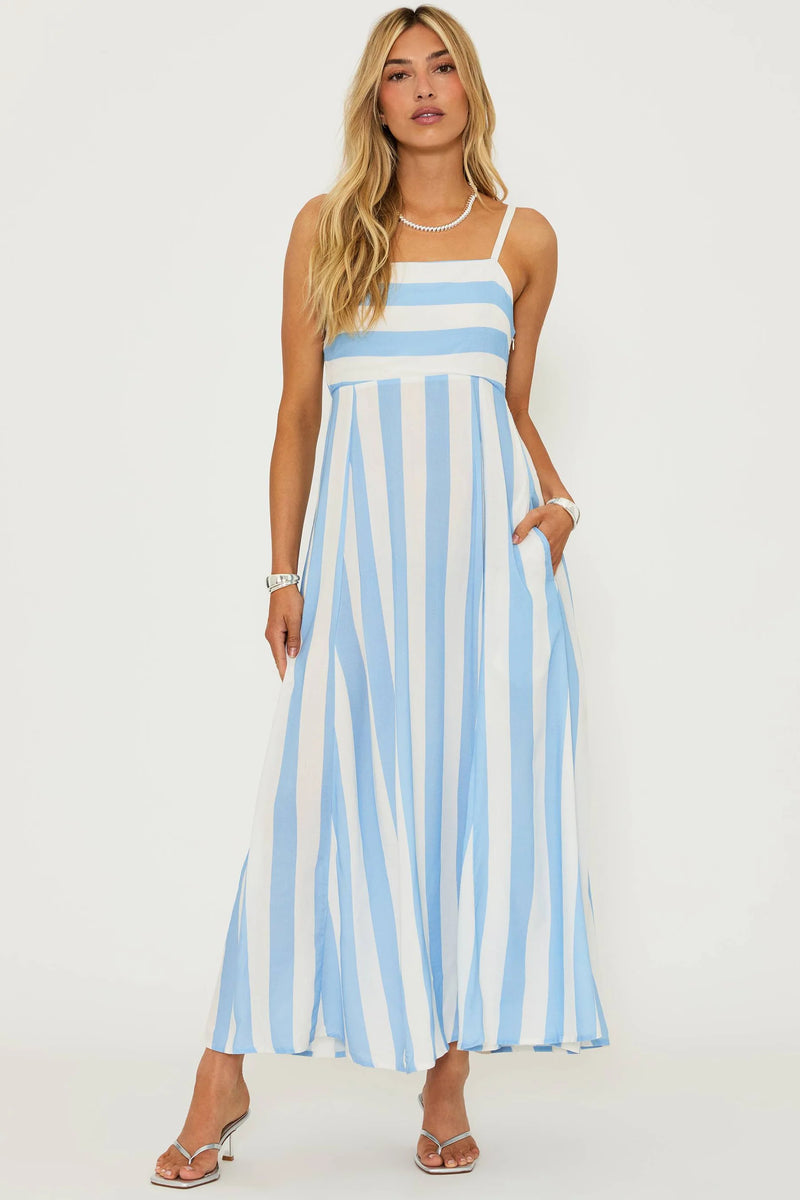 Rianne Dress Iris Stripe, S / Iris Stripe