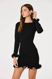 ASTR The Label Aleah Ribbed Knit Mini Dress
