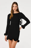 ASTR The Label Aleah Ribbed Knit Mini Dress