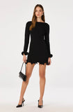 ASTR The Label Aleah Ribbed Knit Mini Dress