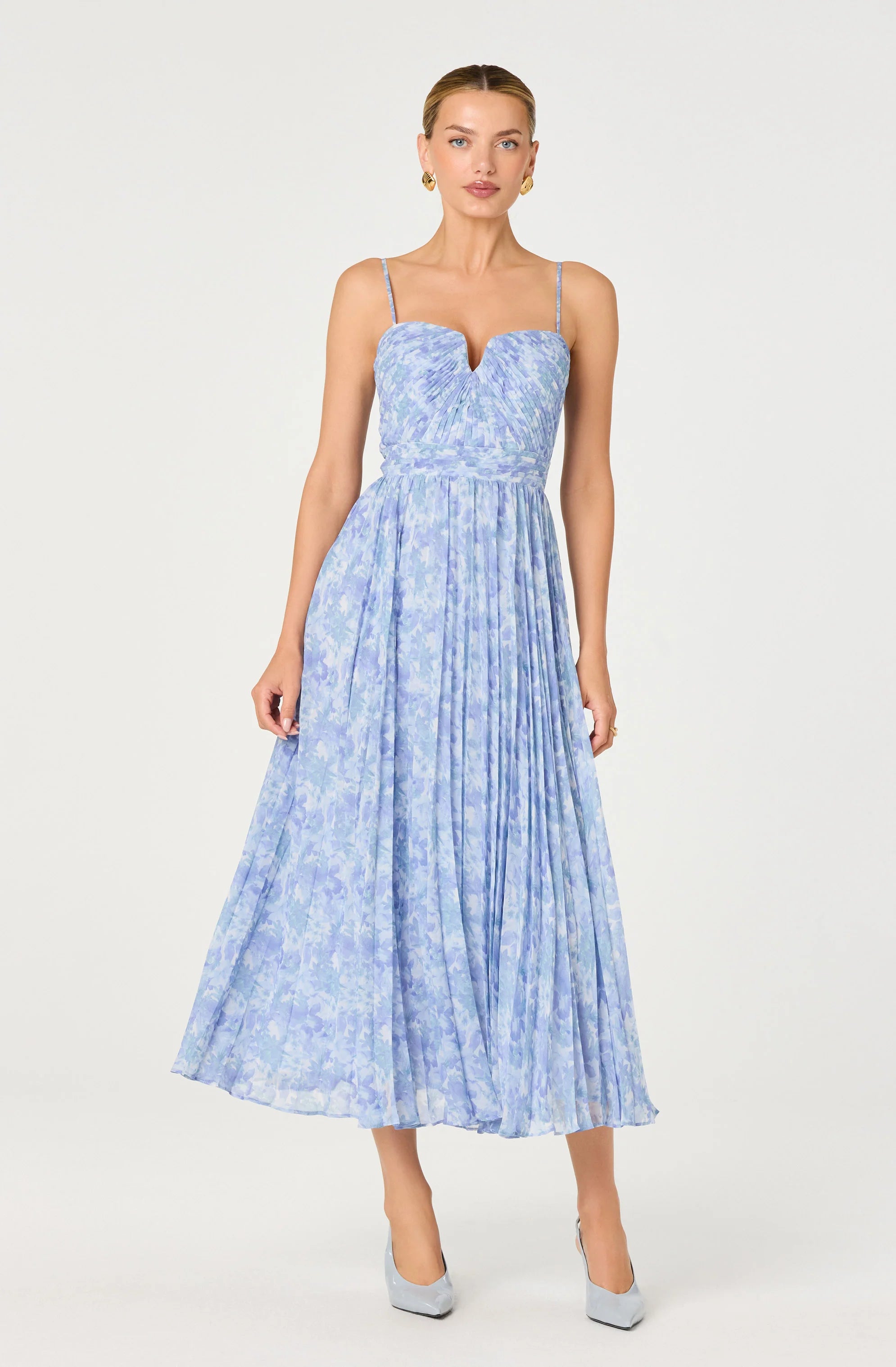 ASTR the Label Bayley Dress in Blue