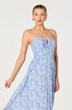 ASTR The Label Bayley Floral Pleated Maxi Dress