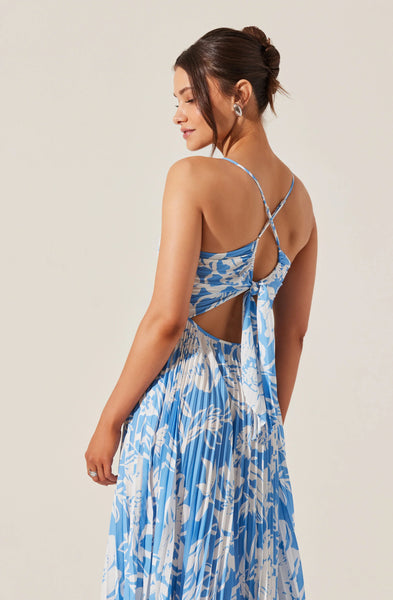 ASTR The Label Floral Blythe Plisse Midi Dress Ella James ASTR The Label Floral Blythe Plisse Midi Dress Ella James