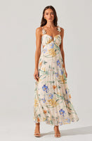 ASTR The Label Emese Floral Pleated Maxi