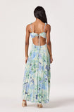 ASTR The Label Emese Floral Cutout Maxi Dress