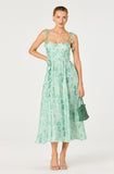ASTR The Label Halcyon Floral 3D Flower Appliqué Midi Dress
