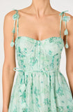 ASTR The Label Halcyon Floral 3D Flower Appliqué Midi Dress