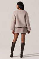 ASTR The Label Jennah Wool-Blend Wrap Jacket
