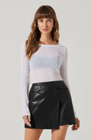 ASTR The Label Lindsay Wrap Skirt