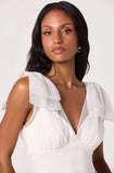 ASTR The Label Maelie Bow Shoulder Bodysuit