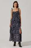 ASTR The Label Mellorie Floral Tiered Maxi Dress