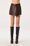 ASTR The Label Oaklee Faux Leather Skort