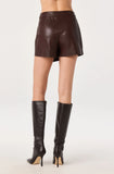 ASTR The Label Oaklee Faux Leather Skort