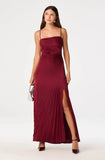 ASTR The Label Paulette Satin Slip Dress