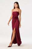 ASTR The Label Paulette Satin Slip Dress