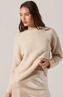 ASTR The Label Selbie Brushed Knit Sweater