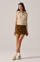 ASTR The Label Doria Corduroy Mini Skirt