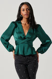 ASTR The Label Eliana Top-Forest Green