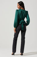 ASTR The Label Eliana Top-Forest Green