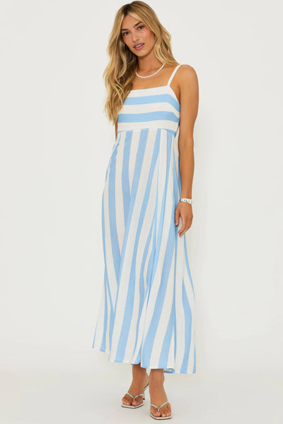 Rianne Dress Iris Stripe, M / Iris Stripe