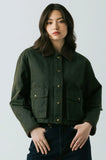 Blank NYC Catching a Break Cropped Jacket