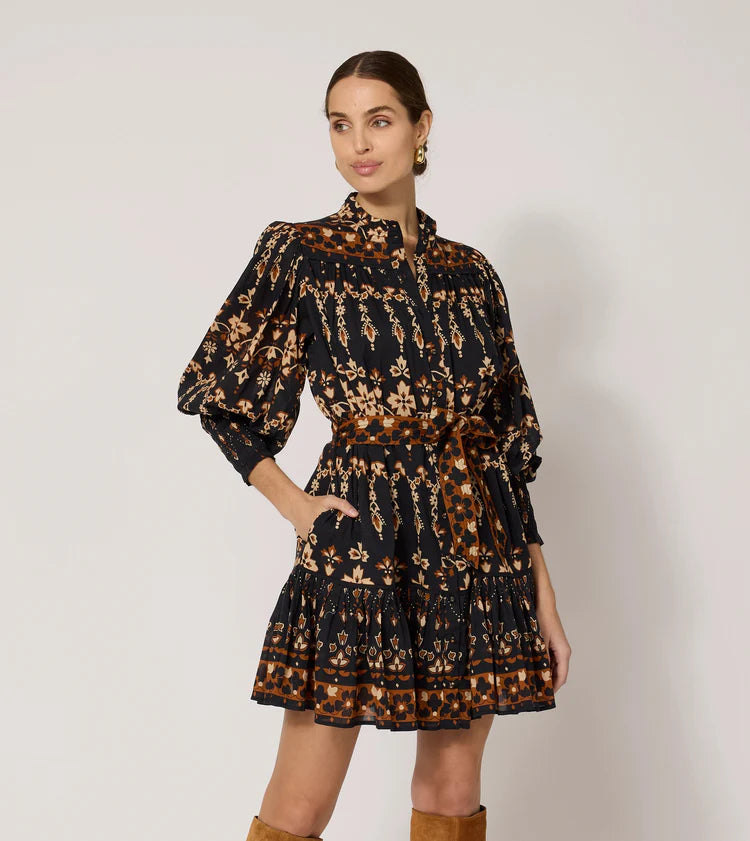 Vanessa Mini Dress Cleobella Cedar & Lily Clothier Medium / La Vie Print Vanessa Mini Dress Cleobella Cedar & Lily Clothier Medium / La Vie Print