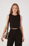Dress To Geometric Linen Tank
