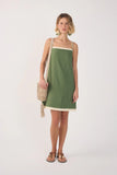 Dress To Contrast Layered Mini Dress