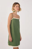 Dress To Contrast Layered Mini Dress