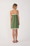 Dress To Contrast Layered Mini Dress