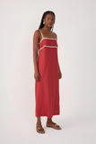 Dress To Red Sunset Midi Dress