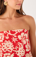 Dress To Scarf Style Top In Summer Print