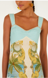 Farm Rio Multicolor Royal Sea Maxi Dress