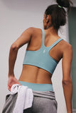 Never Better Square Neck Bra-Eucalyptus