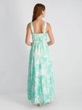 French Connection Cooper Linen Sophie Fleur Maxi Dress