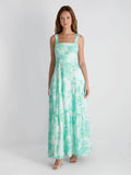 French Connection Cooper Linen Sophie Fleur Maxi Dress