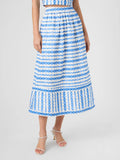 French Connection Structured Taffeta Midi Skirt
