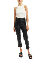 LBLC The Label Jen Vegan Leather Trouser