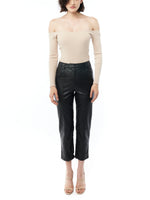 LBLC The Label Jen Vegan Leather Trouser