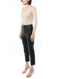 LBLC The Label Jen Vegan Leather Trouser