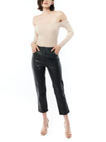 LBLC The Label Jen Vegan Leather Trouser