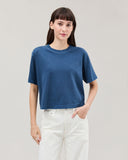 Richer Poorer Relaxed Crop Tee in Moonlit Ocean