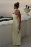 Runaway Lemon Elsa Strapless Scarf Dress
