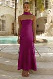 Runaway Plum Elsa Strapless Scarf Dress