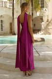 Runaway Plum Elsa Strapless Scarf Dress