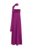 Runaway Plum Elsa Strapless Scarf Dress