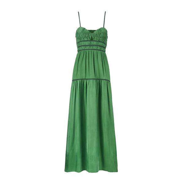 Sancia Jami Dress- Bottle Green Ella James Sancia Jami Dress- Bottle Green Ella James