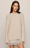 Z Supply Chillmode Sweater- Frosted Pearl