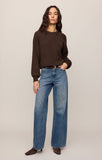 Z Supply Coming Up Cozy Sweater-Dark Chocolate